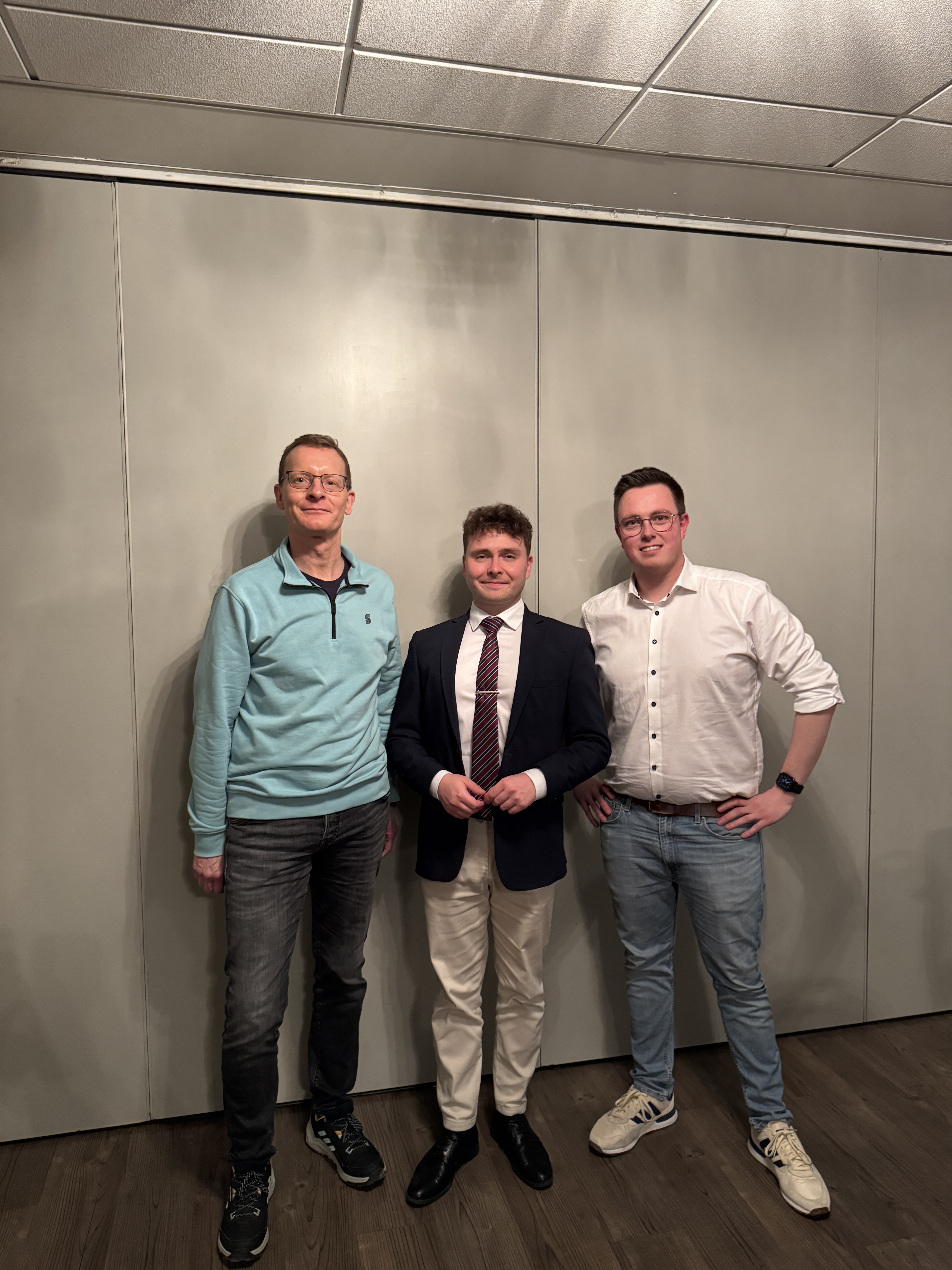 Michael Rehbock (links), Jan Kucharczyk (Mitte), Felix Colmsee (rechts) 